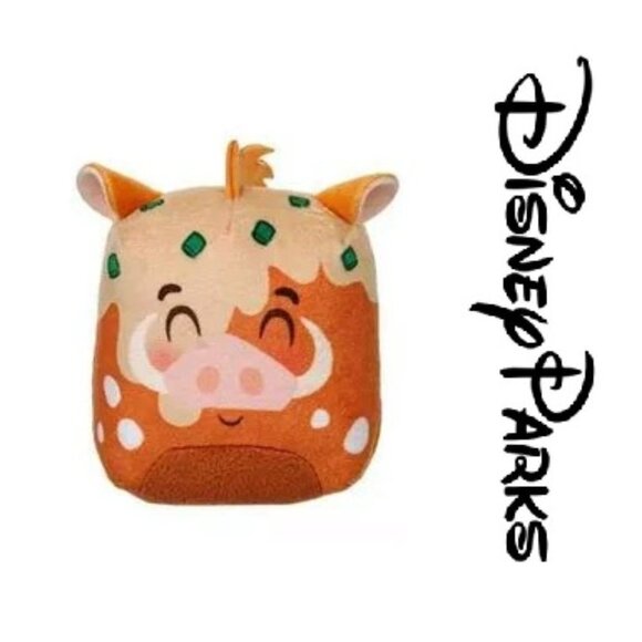Disney | Munchlings Festive Pumba Salted Pretzel Bun Mystery Plush RARE - Picture 1 of 5